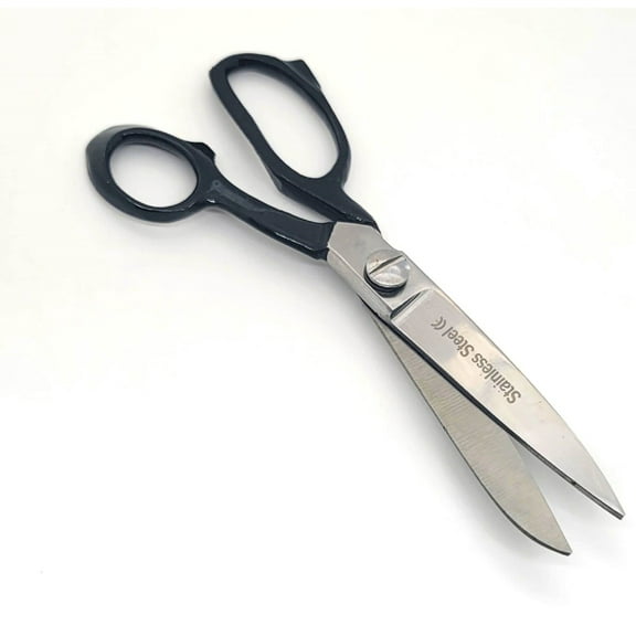 9 Inch Long Heavy Duty Stainless Steel Tailor Scissors Dressmaking Shears Black Handle