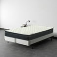 9Inch Medium Firm Pillowtop Pocketed Coil Hybrid Mattress and 4" Low