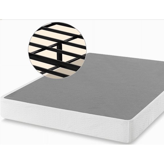 9 Inch Metal Smart Box Spring / Mattress Foundation / Strong Metal Frame / Easy Assembly, Queen
