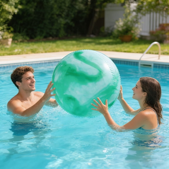 9 Inch Outdoor PVC Inflatable Colorful Ball Beach Ball For Summer Pool Party Beach Games, for Beach, School, Kickball DodgeBalls and Indoor Outdoor Plays