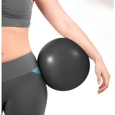 9 Inch Pilates Ball with Inflatable Straw,Core Ball, Mini Pilates Ball for Physical Therapy, Small Exercise Ball Between Knees, Small Workout Ball for Barre,Yoga,Workout,Office&Home Gym