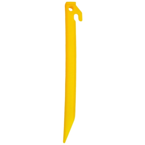 9 Inch Plastic Stakes Tent Pegs,Heavy Duty Garden Landscape Stakes,Durable Inflatable Stake,Practical Anchoring Stakes for Campings Outdoor Yard and Garden Netting Lawn(9.1x1.1") ﻿(Yellow)