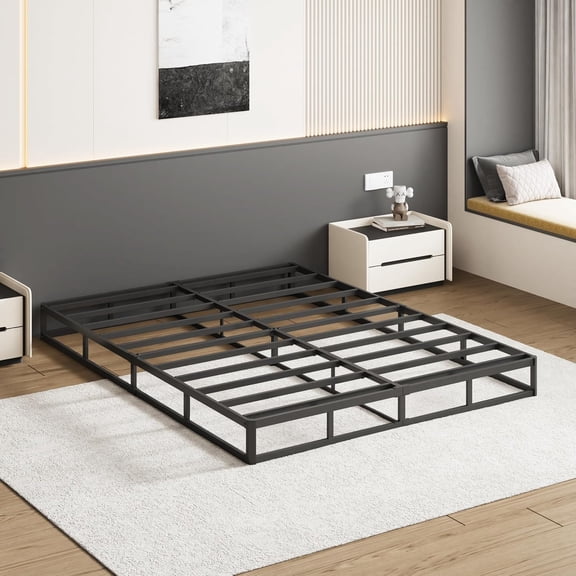 9 Inch Queen Box Spring, 3000 LBS Heavy Duty Metal Mattress Foundation with Fabric Cover