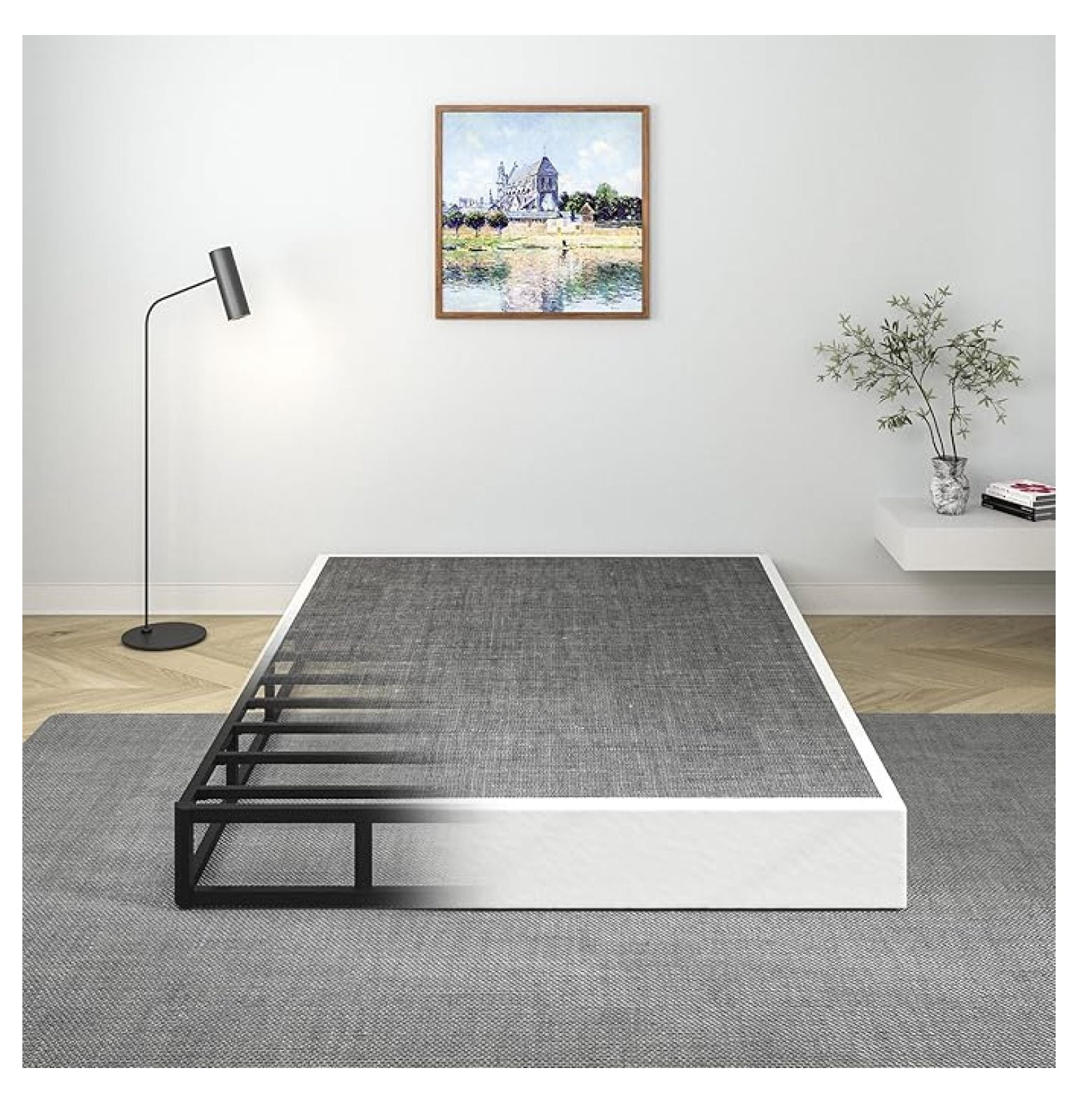 9 Inch Queen Box Spring, Metal Heavy Duty Mattress Foundation with ...