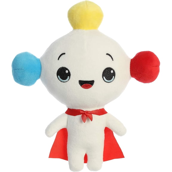 9 Inch Rainbow King Plush, True and The Rainbow Kingdom White Character Stuffed Doll with Red Cape, Soft Cartoon Plush Toy Gift for Kids