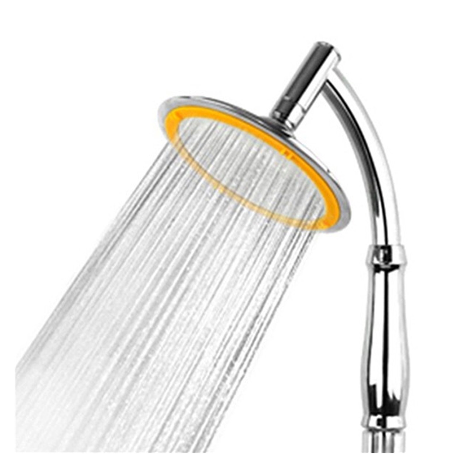 9 Inch Rotate 360 Degree Bathroom Rainfall Shower Head ABS Chrome Water