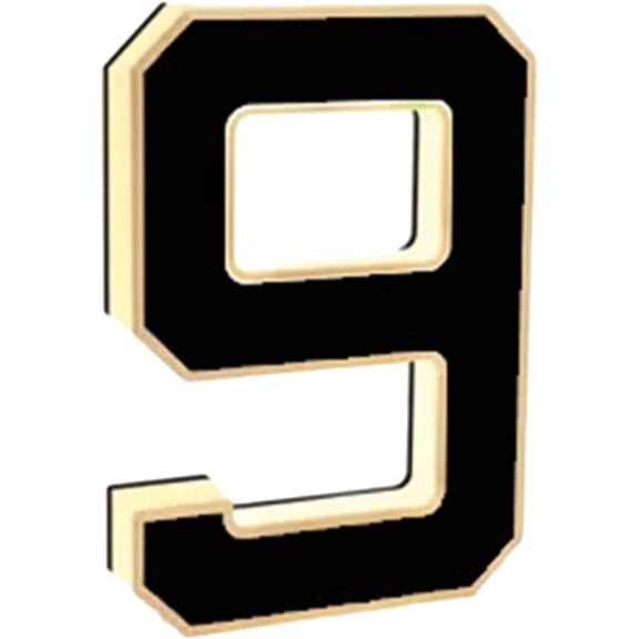 9 Inch Solar Lighted House Numbers for Outside,1 Pcs Light Up Waterproof LED Address Signs,Backlit Illuminated Exterior Modern Houses Number Light,Home Garage Shop Numbers Light Sign (9)