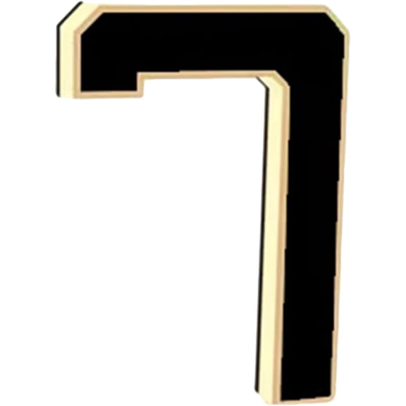 9 Inch Solar Lighted House Numbers for Outside,1 Pcs Light Up Waterproof LED Address Signs,Backlit Illuminated Exterior Modern Houses Number Light,Home Garage Shop Numbers Light Sign (7)