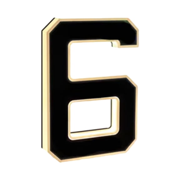 9 Inch Solar Lighted House Numbers for Outside, Light Up Waterproof LED Address Numbers Signs for Houses, Large Personalized Illuminated Exterior Modern House Numbers Light (A-D,0-9)