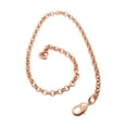thumbnail image 1 of 9 Inch Solid Copper Anklet, 1/8 of an inch wide, CA691G - Made in the USA. Thin design., 1 of 2