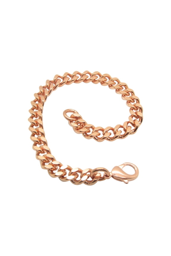 9 Inch Solid Copper Anklet, 5/16 of an inch wide, CA644G - Made in the USA.