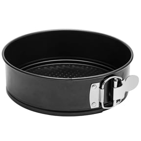 GPED 9 Inch Springform Pan Non-Stick Cheesecake Pan with Removable Bottom Plate, Leakproof Design for Baking, Heavy Duty Black Cake Pan for Cheesecake, Cake & Tart