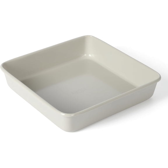 9-Inch Square Carbon Steel Cake Pan, 9-Cup (2.25qt) Capacity Cool Gray,9" Cake Pan