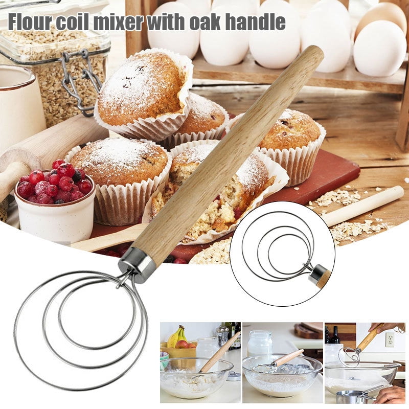 9 Stainless Steel Whisk with Wood Handle Brown - Figmint™