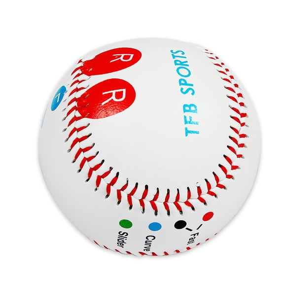 9 Inch Standard Baseball for Training, Professional-Grade Cork & Rubber Core, 1-Piece (White/Hard)