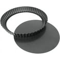 thumbnail image 1 of 9 Inch Tart Pan with Removable Bottom, Round Quiche Pan Non-Stick Baking Mold for Fruit Pie Tart Quiche Cake (Black), 1 of 7