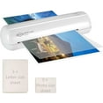 thumbnail image 1 of 9-Inch Thermal Laminator, 3–5 Mil, 3-Min Warm-Up, Compact Lamination Machine with 10 Pouches, Jam Release Lever, Auto Shut-Off, One-Touch Operation for Home, Office, School, 1 of 4