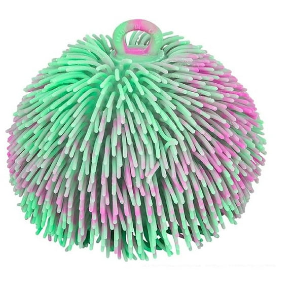9 Inch Thick Squishy Puffer Ball - Tie-Dye Green