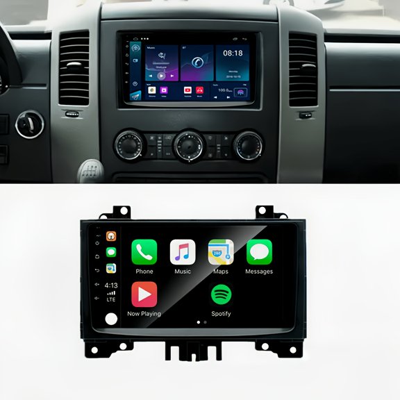 9 Inch Touchscreen Android 15 Car Stereo Head Unit for Mercedes Sprinter 2006-2017, 2GB+32GB GPS Navigation Multimedia Player Support WiFi FM RDS SWC Mirror Link Wireless CarPlay Android Auto