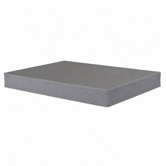 9 Inch Twin Folding Mattress Box Spring Foundation, Durable Metal Frame, Polyester Cover, Ideal for Bedroom Bed Support