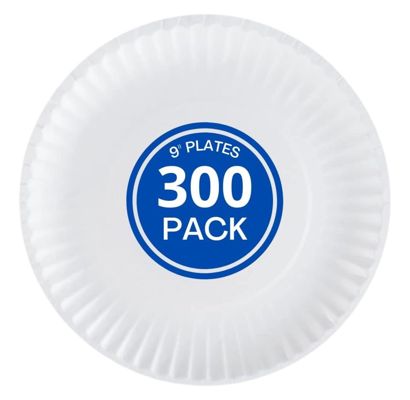 9 Inch Uncoated Paper Plates by Huang zhong wen for Everyday Use ...