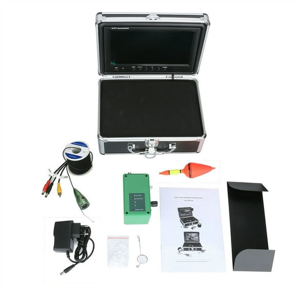 9 Inch Underwater Fishing Video Camera 1000TVL Fish Finder HD DVR Recorder Waterproof Fishing With 6pcs 1W IR LEDs ,Fishing Observation Device