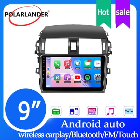 9 Inch for Toyota Corolla 2009-2013 Android Car Stereo Wireless CarPlay Android Auto Radio 2GB+32GB