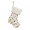 thumbnail image 1 of Christmas Stocking for Christmas Decoration, White/Red Faux Fur Stocking for Christmas with Glitter Sequins for Xmas Hanging Decoration, 1 of 4