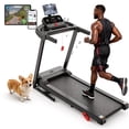 thumbnail image 1 of 9% Incline Treadmill with Handle, 3.0HP Portable Folding Treadmills for Home/Office, 300 Lbs Capacity, 71 Programs, Free Courses&APP Control, LED Display,7.5MPH, Running Walking Jogging,, 1 of 8