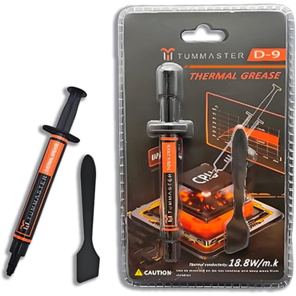 -9 (Includes Scraper, 2g/4g Packaged) Ultimate Performance Thermal Paste for Computer Manufacturing, Suitable for / Processors /// All Heatsinks (2/4g) (2, g)