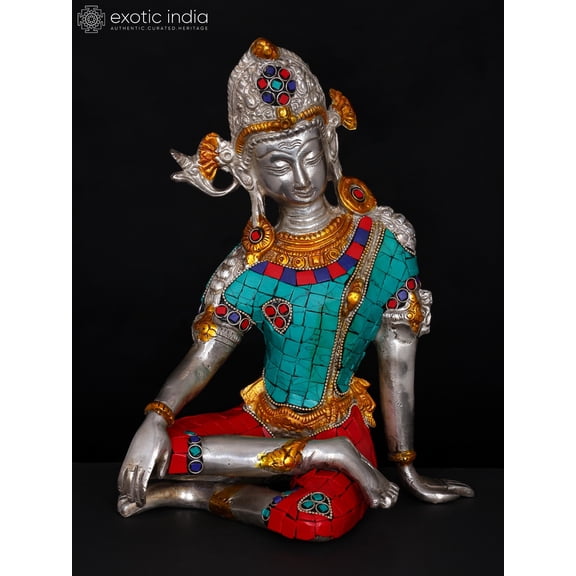 9" Indra - The Most Popular Vedic God In Brass | Handmade | Made In India