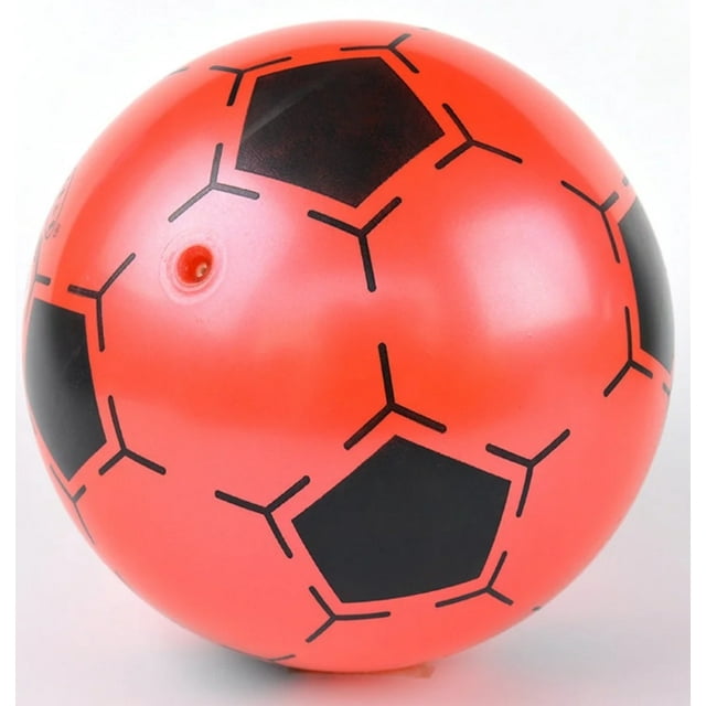 9" Inflatable PVC Soccer Ball Bouncy FootballShaped Toy (Random