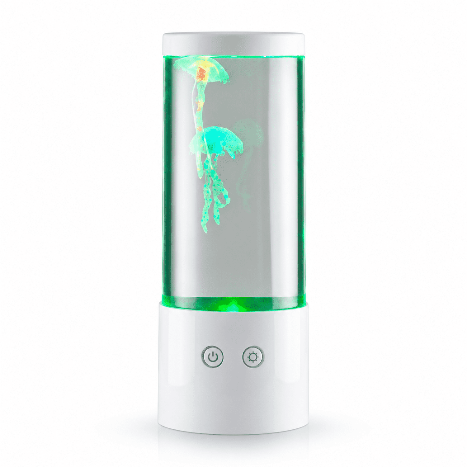 Merkury Innovations Jellyfish Night Light Lamp Motion & Multicolor Leds - Easy Mode Switching, USB Powered - 9"