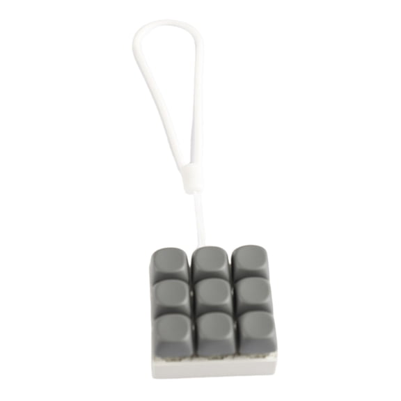 9-Key Mechanical Keyboard Switches Tester Keychain With 9 Clicky Keys For Stress Relief And Office Decoration