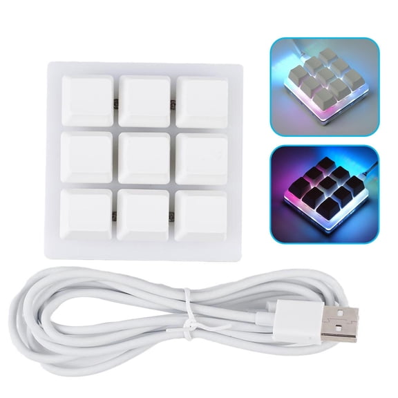 9 Keys Keyboard Mechanical ro with Software Setting Hot deftion HOT X8B2 By NZRUANE