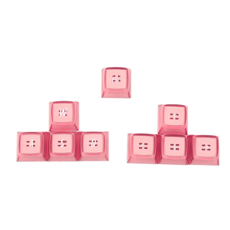 Keycaps Dual Color 9 Keys PBT RGB Backlit Two Color Injection Keycaps Esc WASD Direction ...