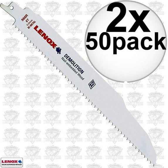 9"L x 6 TPI Steel Reciprocating Saw Blade, 50PK LENOX 22752OSB956R