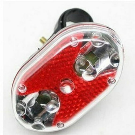 9-LED 7-Modes Bike Bicycle Safety Front Tail Light Lamp Back Rear Flashlight