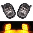 thumbnail image 1 of 9 LED Motorcycle lights Waterproof 1 pair 2Pcs Set Bulb Left & Right Super bright Turn Signal Amber Flush Mount, 1 of 12
