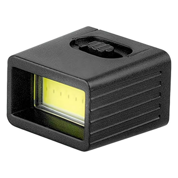 9 LED Portable Mini Flashlight, Plastic Construction, High/Low Beam - Powered By 9V Battery For Camping/Power Outages