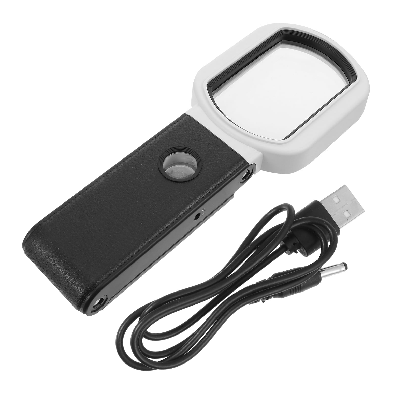 9 LEDs Multipurpose Handheld Magnifier Desk Magnifying Glass (without