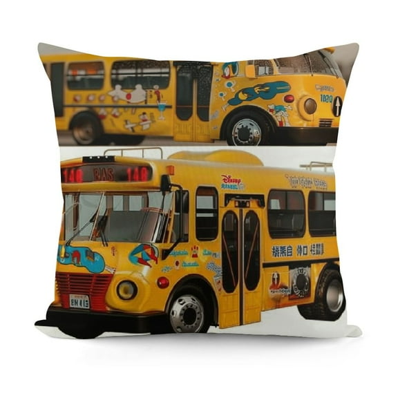 9" Large Bright Yellow School Bus, Pull Back Light Up and Sounds Die-cast Metal Toy Vehicles with Openable Doors Play Bus for Kids