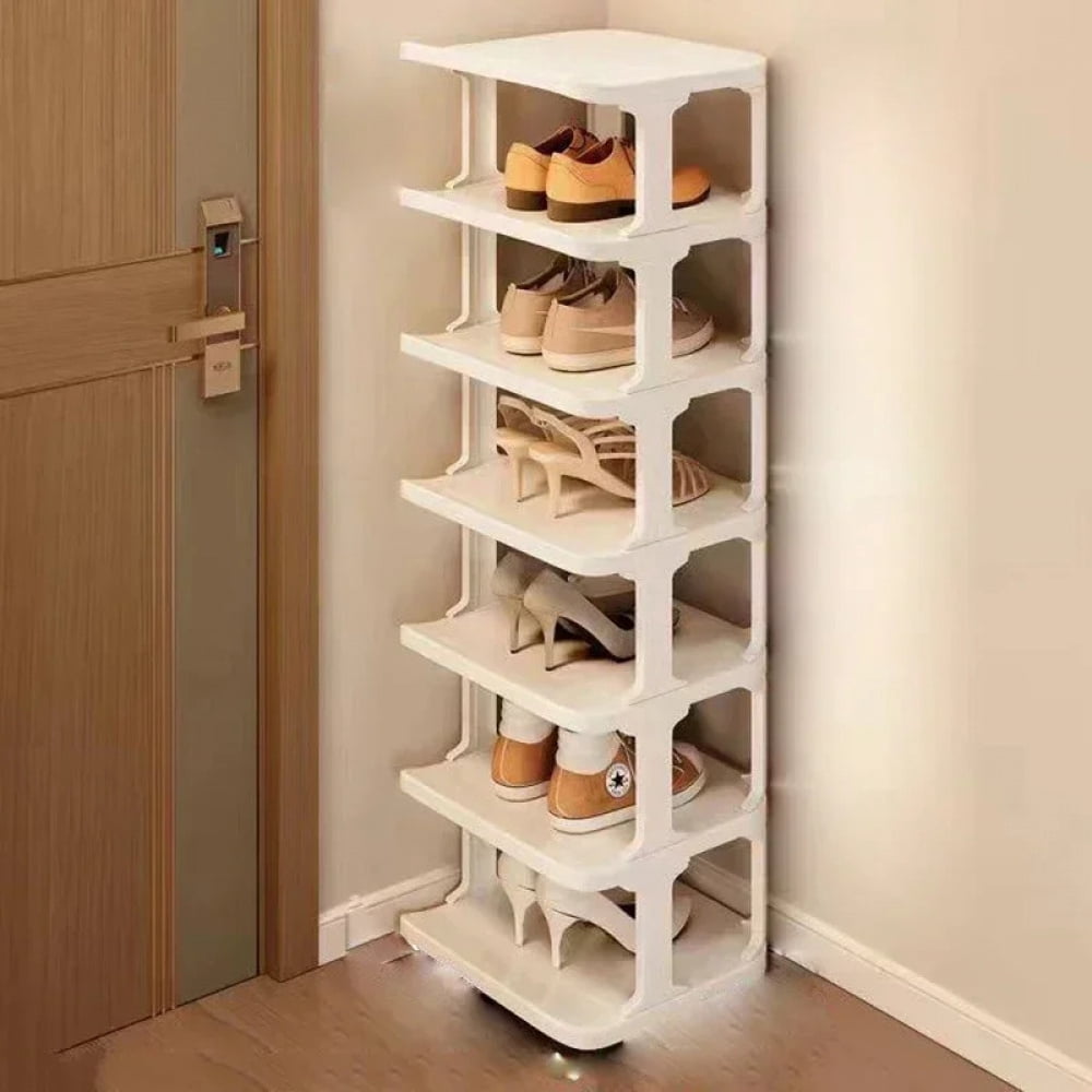 Shoe Saving Rack 9-Layer Doorway Shoes Organizer Space-saving Narrow Shoe Storage Rack ...