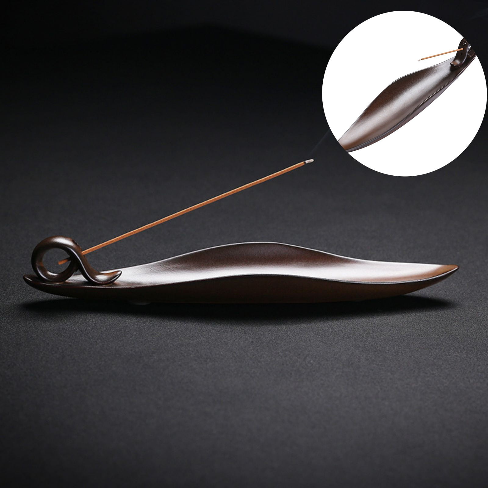 9 Length Incense Stick Holder With 3 Holes Ceramic Incense Ash For
