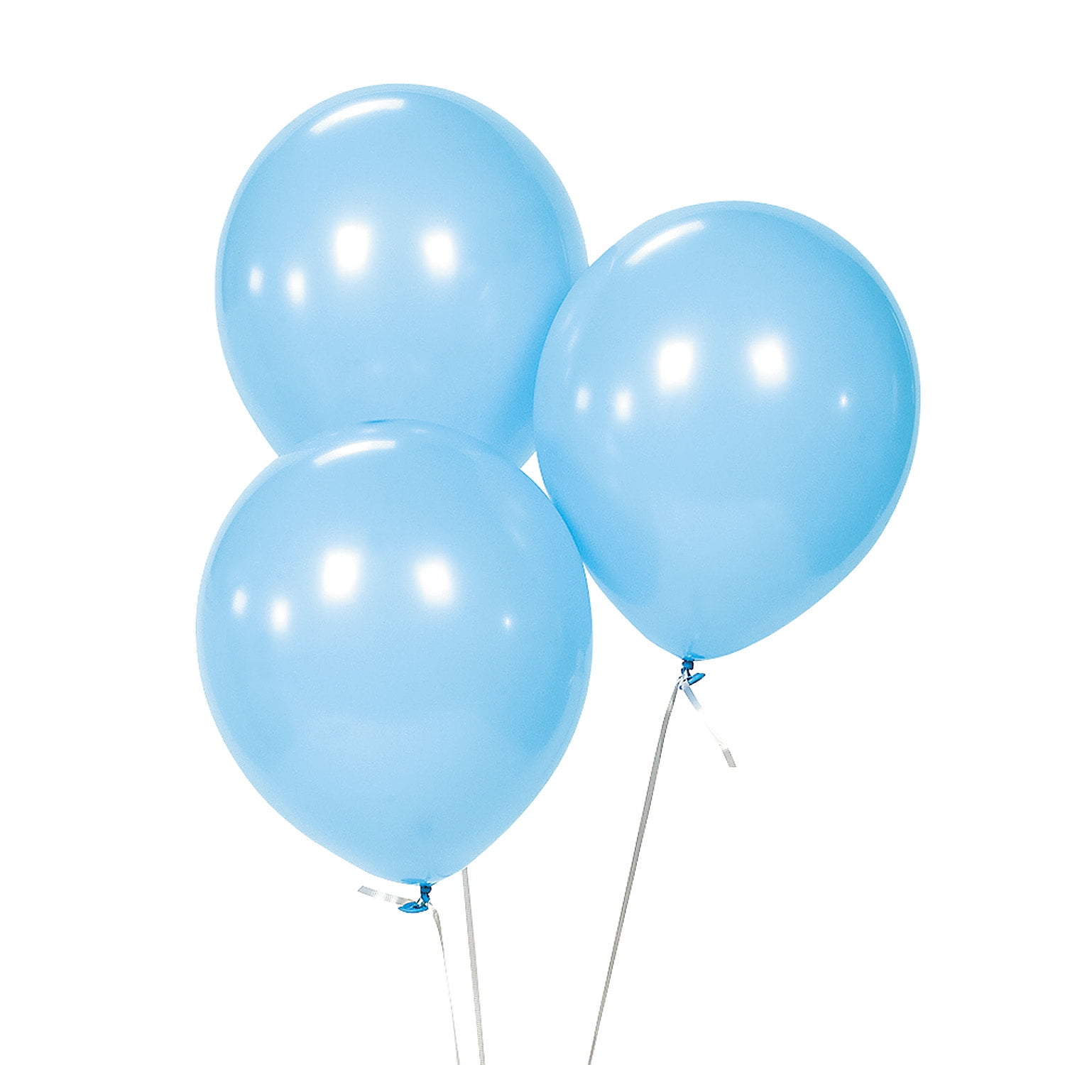 9" Light Blue Latex Balloons (2Dz) - Party Decor - 24 Pieces