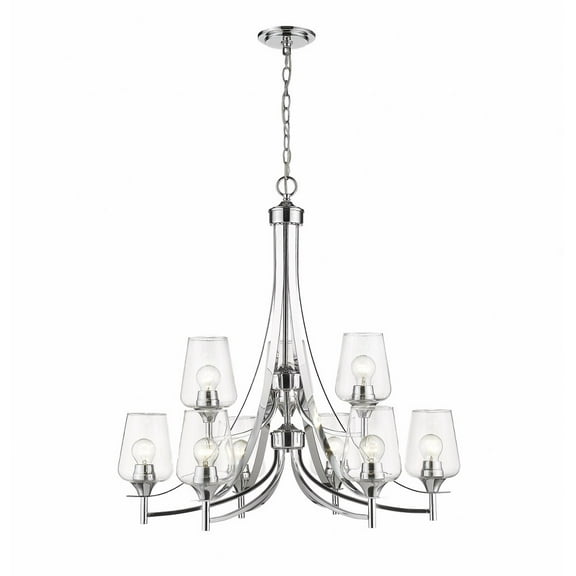 9 Light Chandelier In Modern Style-31.5 Inches Tall And 31 Inches Wide     -Traditional Installation Z-Lite 473-9Ch