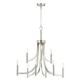 thumbnail image 1 of 9 Light Chandelier-Satin Nickel Finish    -Traditional Installation Maxim Lighting 21529Sn, 1 of 4