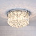 thumbnail image 1 of 9-Light Modern Metal Chrome Chandelier, Corded Electric, 1 of 6