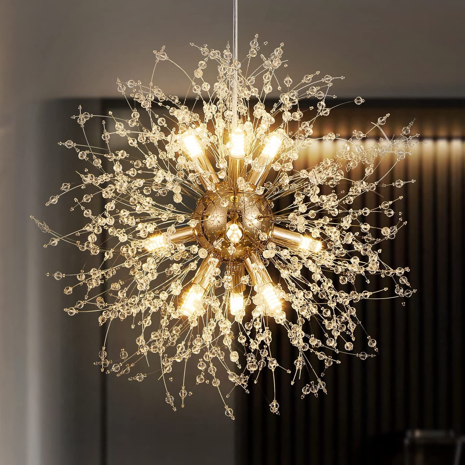 Dandelion fireworks Chandelier Modern Crystal