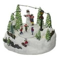 thumbnail image 1 of Northlight 9" Animated and Musical Lighted Christmas Skating Scene with Snowman, 1 of 5